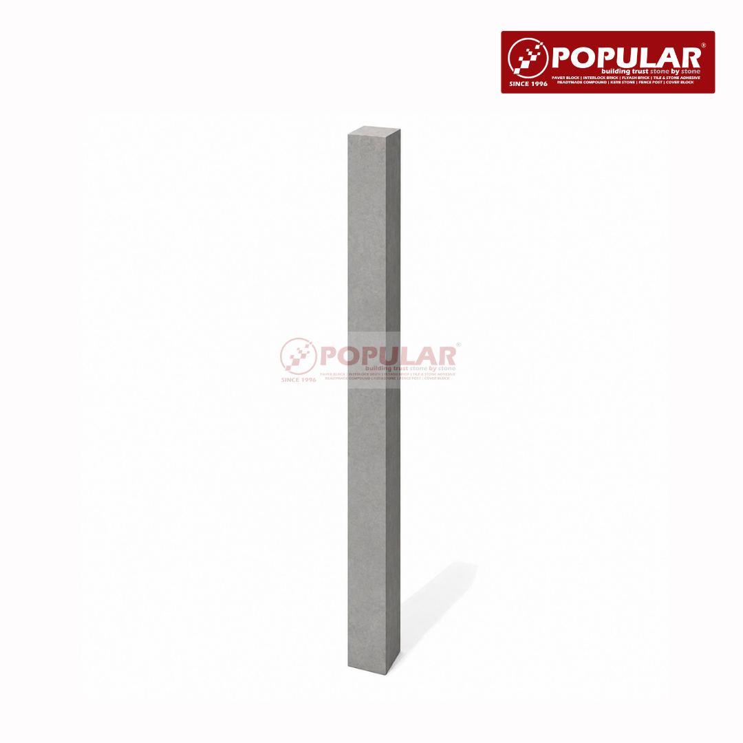 Concrete fence posts for durable boundary fencing