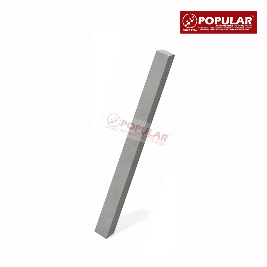 Concrete fence posts used for outdoor boundary fencing